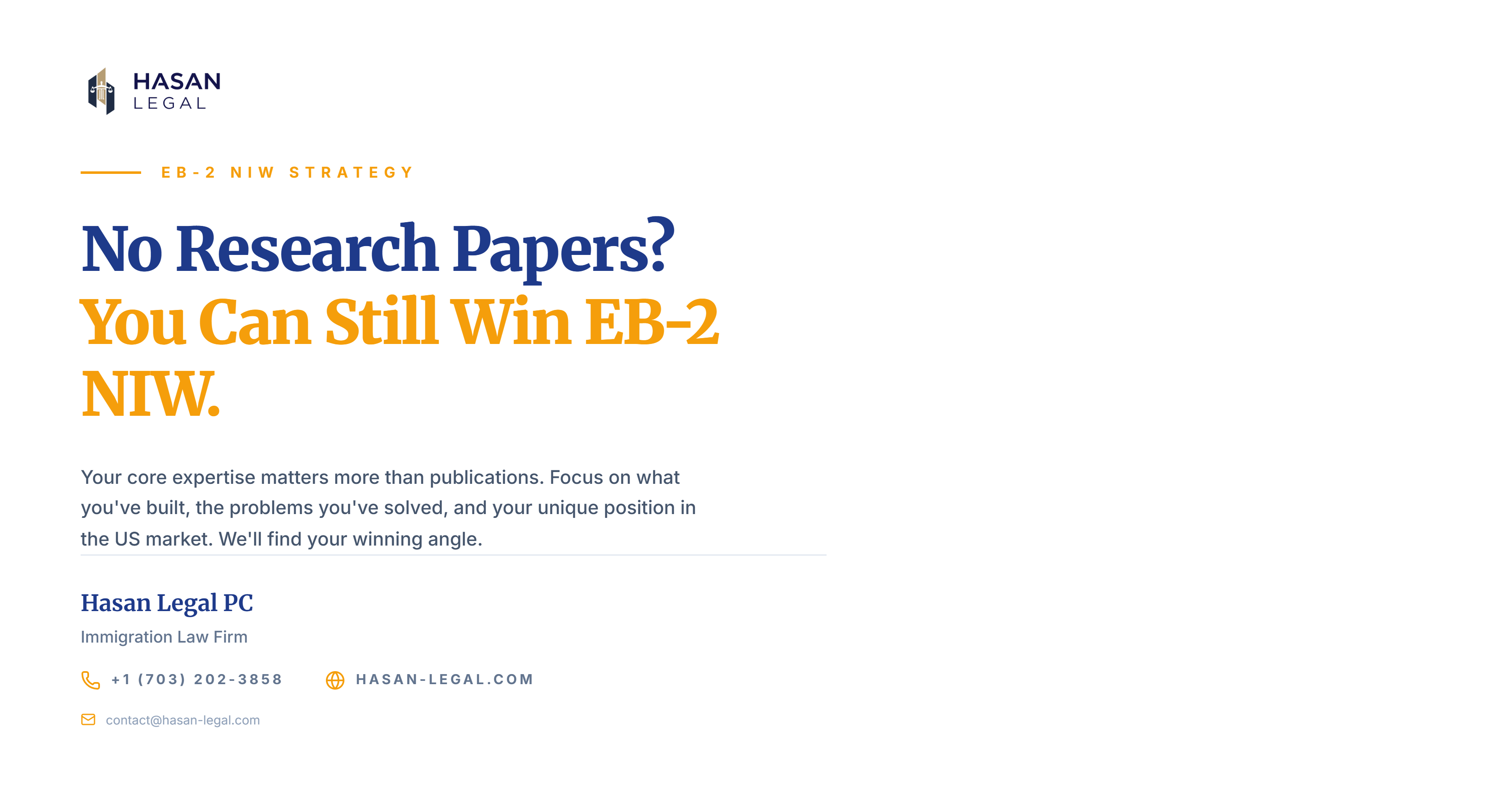 No Research Papers? You Can Still Win EB-2 NIW. Here Is How to Think ...